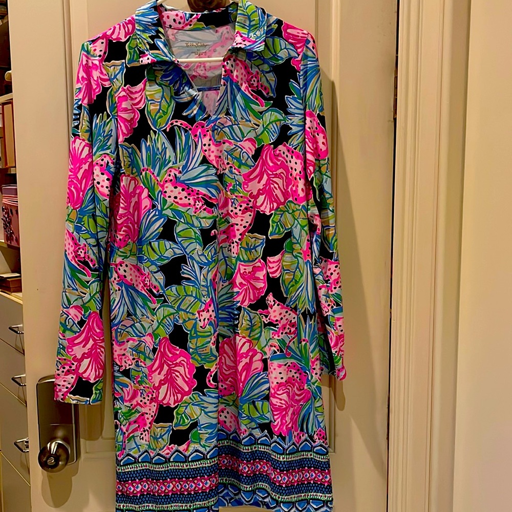 Lily Pulitzer Floral long sleeve dress